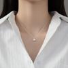 Xiaomi Silver color Pean Shape Chain Choker Necklace For Women Wide Fine Jewelry Wedding Party Birthday Gift