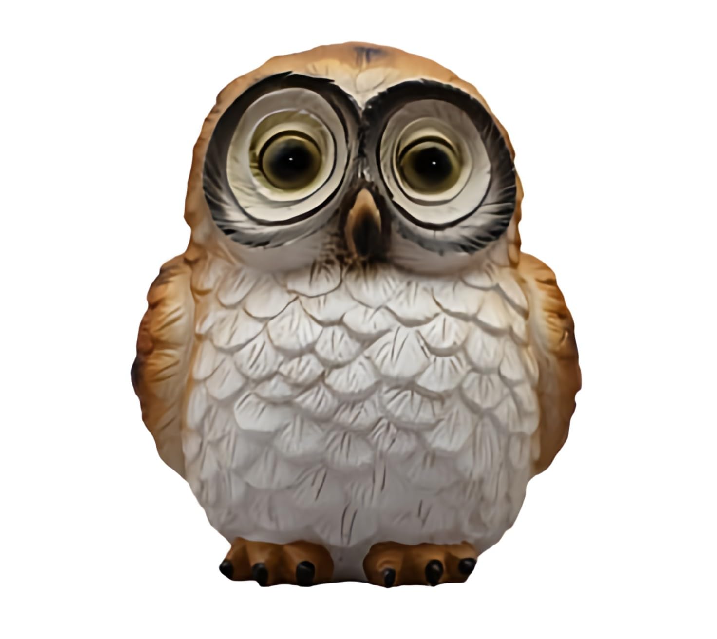 

bubulu Outdoor Garden Waterproof Solar Owl Solar Stylish and Cute Owl Lucky Charm Light, Light, Ornament, Ornament, Garden, Balcony, Entryway, Gift, белый