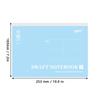 50 Sheets Flip-Up Draft Notebook 16K Note Paper Multi-purpose Draft Book  Students