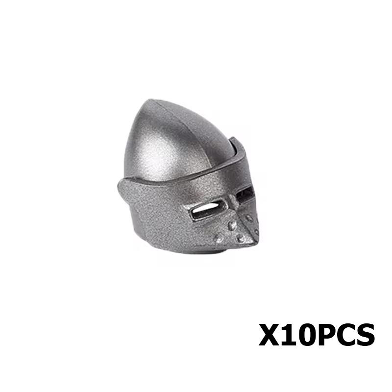 MOC Bausteine Mittelalter Ritter Soldat Actionfiguren Waffen Zubehör Schwert Speer Umhang Weste Helm Rüstung Geschenk Spielzeug Stein