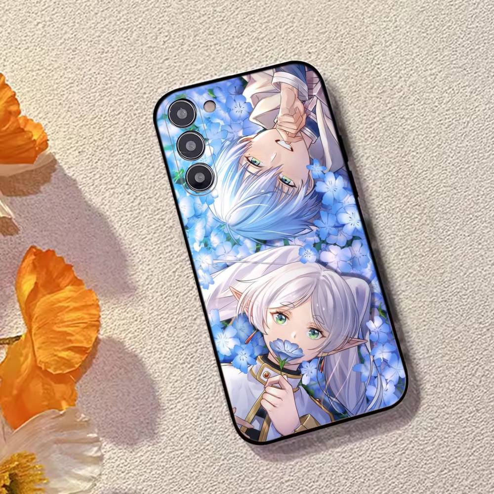 Anime F-Frieren Cute Phone Case For Samsung Galaxy A73,A72,A71,A70,A53,A52,A51,Others Soft Black Cover