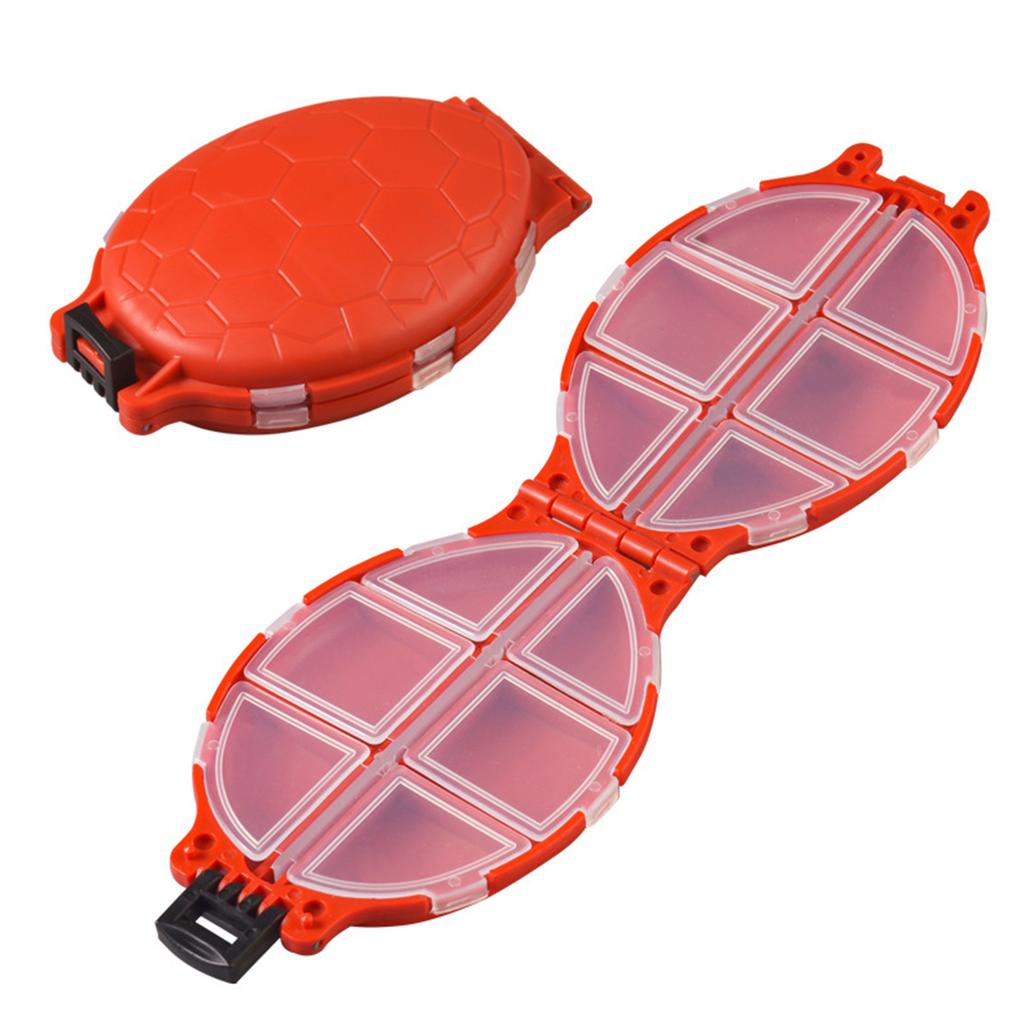 Plastic Fishing Tool Box Tool Organizers Light Weight Tackle Storage Box Double Sided Baits Lures Box Easy To Carry