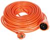 PRZEDŁUŻACZ Z UZIEMIENIEM PS-3X1.5-30M/ORANGE 30m