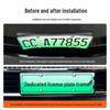 2025 Alpine 8/9 and New Energy Vehicle Full-Coverage Green License Plate Frames