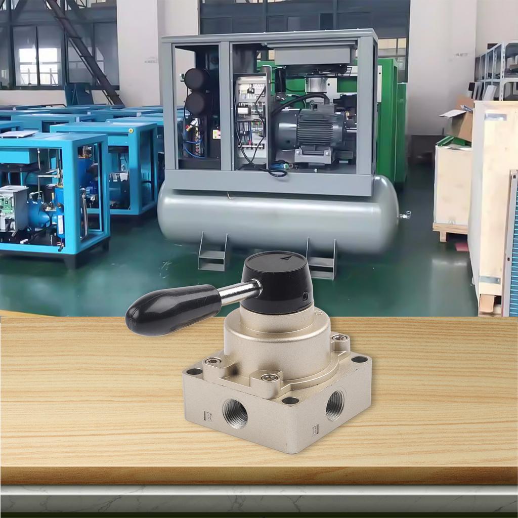 For Air Control 3Position 4Way Valve Aluminum Alloy Construction Pressure-Resistant Professional Manufacturing