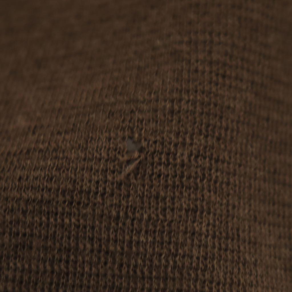 TENDERLOIN Made In Japan Long Sleeve Half Button Sweater L Brown Knit Men's Used