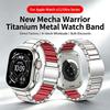 Titanium Rubber Strap for Apple Watch 49 46 45 44 42 Mm Magnetic Buckle Bands Iwatch 11 10 9 8 7 Ultra 3 2 Wear All Day Bracelet