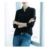 Pure Cotton Long-sleeved T-shirt Women's Stand-up Collar Bottoming Shirt Autumn New Korean Style Fashion Top