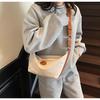 Stylish and simple Oxford cloth dumpling bag trendy texture messenger bag casual lazy shoulder bag