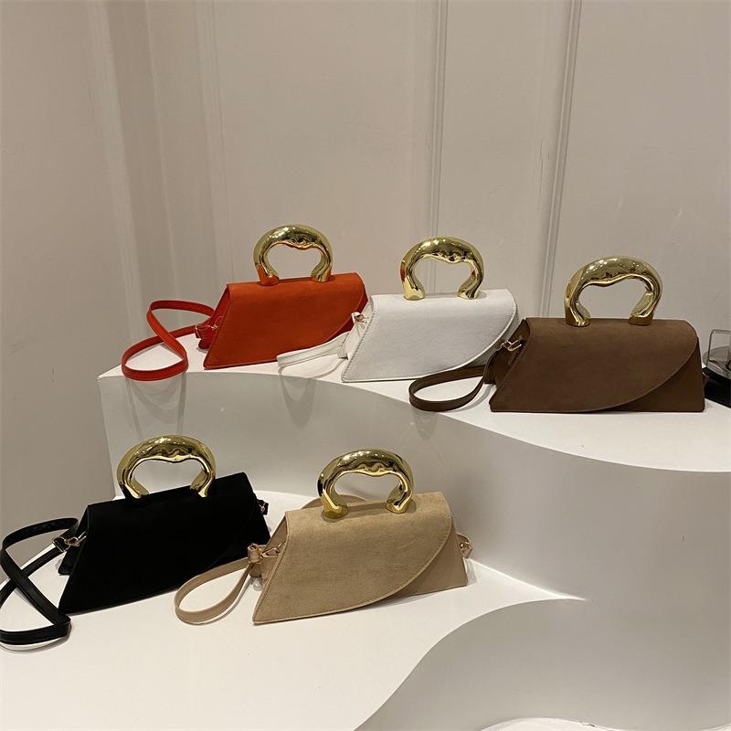 New simple high-end texture niche design handbag versatile shoulder messenger bag small square bag