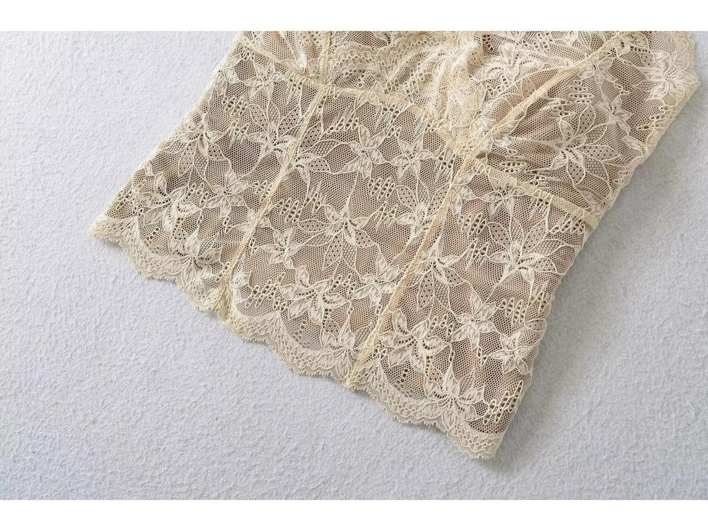 Pure Desire Lace Back Tank Top for Women - Summer 2025 New Arrival, Push-up Strappy Sleeveless Shirt with Chest Pads.