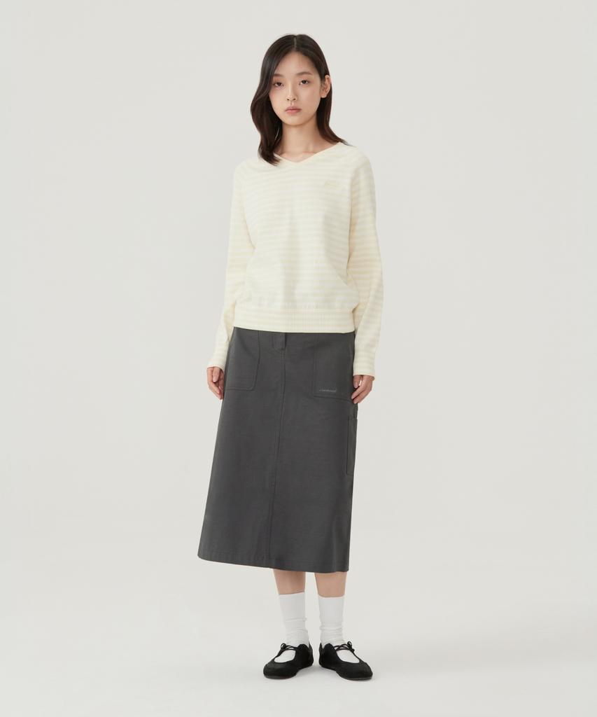 COVERNAT WOMAN Fatigue Skirt Beige