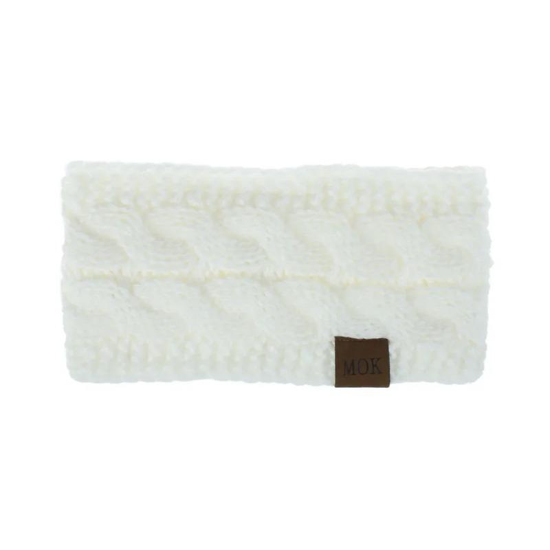 New Plush Headband Winter Warm Wide Elastic Hair Band Solid Wide Turban Ear Warmer Hairband Soft DIY Hair Accessories Headwear
