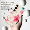 For Samsung Galaxy S25 FE Case Shell Flower Pattern Printing Straight Edge TPU Phone Back Cover