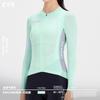 Womens Cycling Jersey Long Sleeve Breathable Bike Shirt With Print Design Road