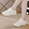 Leather Sneakers Women's 2025 Autumn New Casual Versatile Single Shoes Lightweight Flat Running Shoes Going Out Travel Shoes
