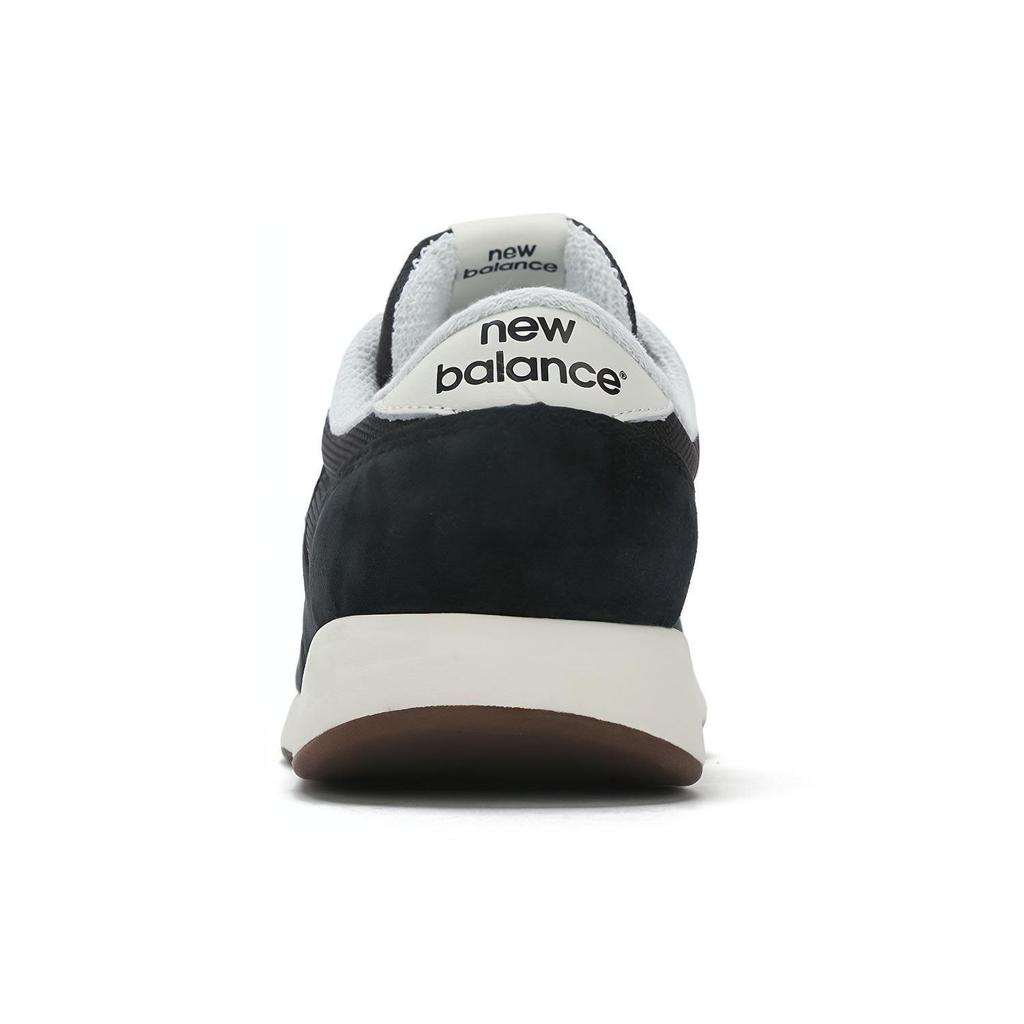 New Balance Nb 420 Przeprojektowane Wygodne Skórzana Tkanina Skóra Wieprzowa Niskie Codzienne Buty do Biegania Damskie Sneakers Czarne WRL420U
