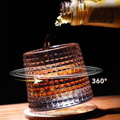 Točené sklenice na whisky Sklenice na whisky, staromódní sklenice na skotskou a bourbonskou, kelímky na whisky brandy pro sklenice na víno na domácí párty