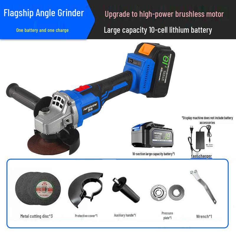 Dayi Cordless Multifunctional Angle Grinder and Polisher (Lithium Battery Powered)