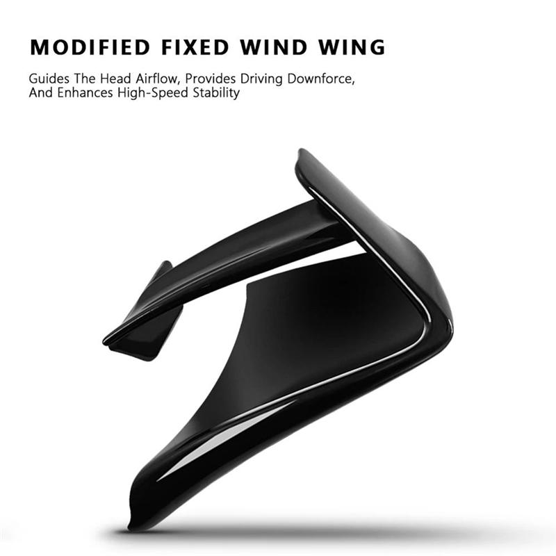 

Fixed Winglet Fairing Aerodynamic Rear Wing For Motorcycle For GSX-R1000R 2025 2024 GSX R600 GSXR750 2017-2025 чёрный