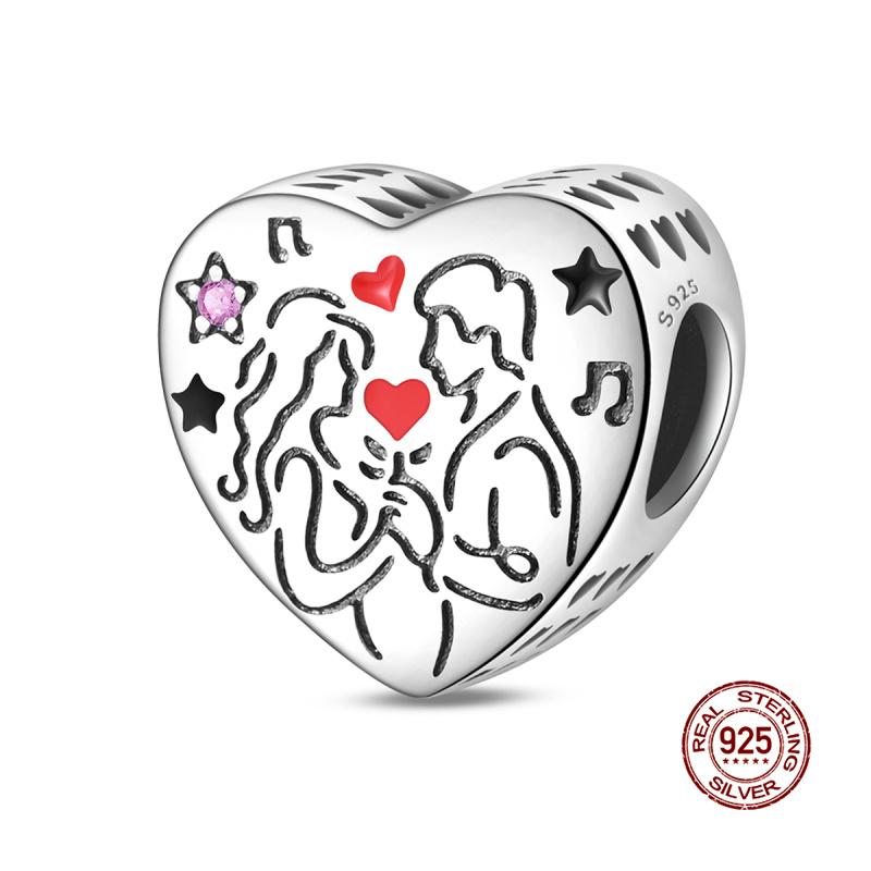 New In Original Charms Copper Party-Themed Food Models Charms Beads Fit 3Mm Original Bracelets Womens Diy Fine Jewelry Gifts