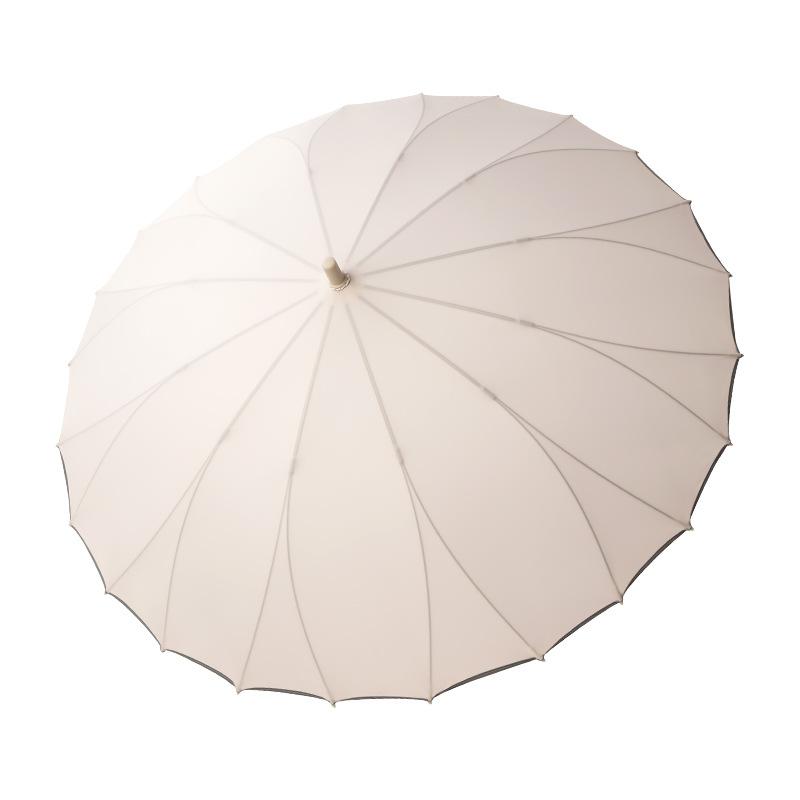 New Japanese and Korean 24-bone umbrella, enlarged and reinforced long-handled umbrella, large automatic rainstorm special wind-resistant double