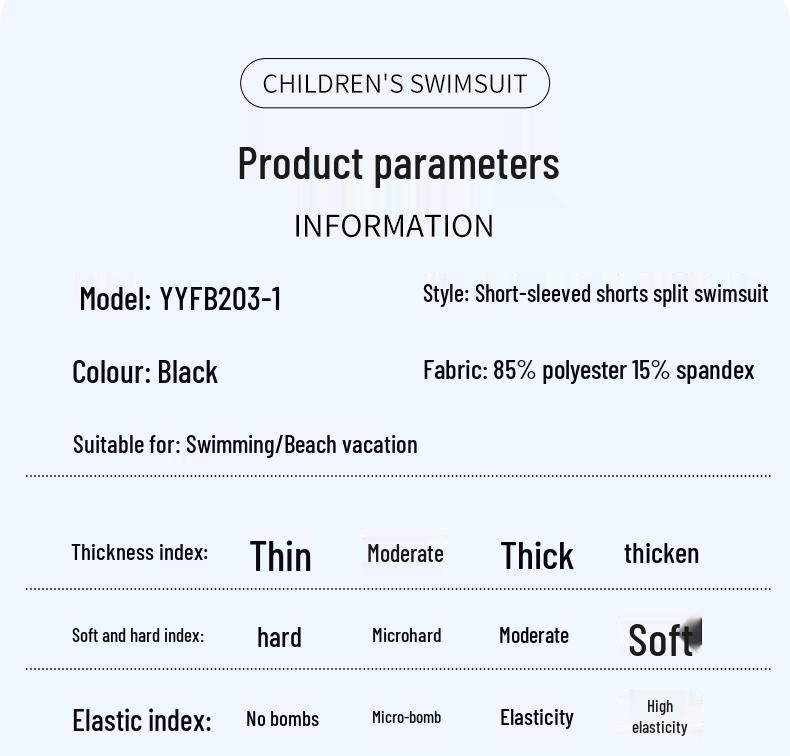 Plus Size Boys' UV Protection Swimwear Set for Teens and Chubby Kids
