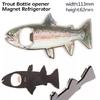 Fish Shape Beer Bottle Opener Stainless Steel Texture Beer Caps Opener Camping Tool for Various Type of Cold Beverages