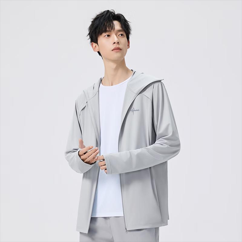 Mark Fairwhale Men's Color Block Hooded UV Protection Sun Jacket