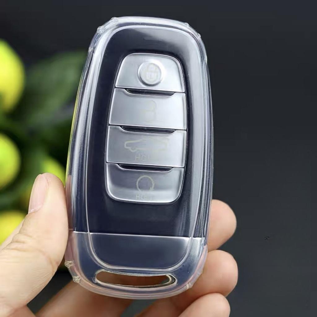 Transparent Car Key Fob Cover TPU Protector Case for Hongqi FAW H6 Hq9 Eqm5 HS5 H5 H9 HS7 H7 L5 HS3 L9 E-HS9