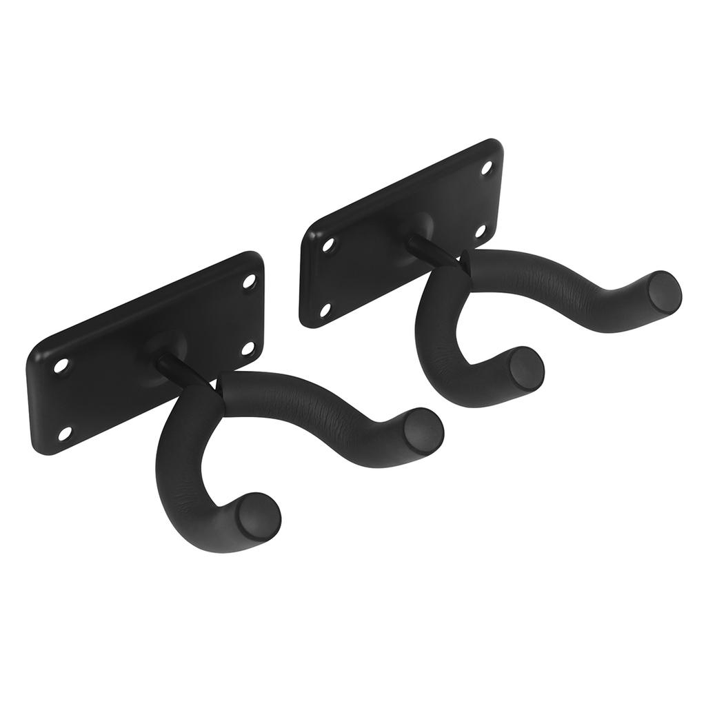 M MBAT 2 pcs/set Wall Mounted Square Guitar Hook Metal Wall Bracket For Guitar Violin Bass Ukulele Banjo Guitar Accessories