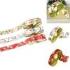 Festive 10 Meter Christmas Santa Snowman Decorative Ribbon For Holiday Gift Wrapping