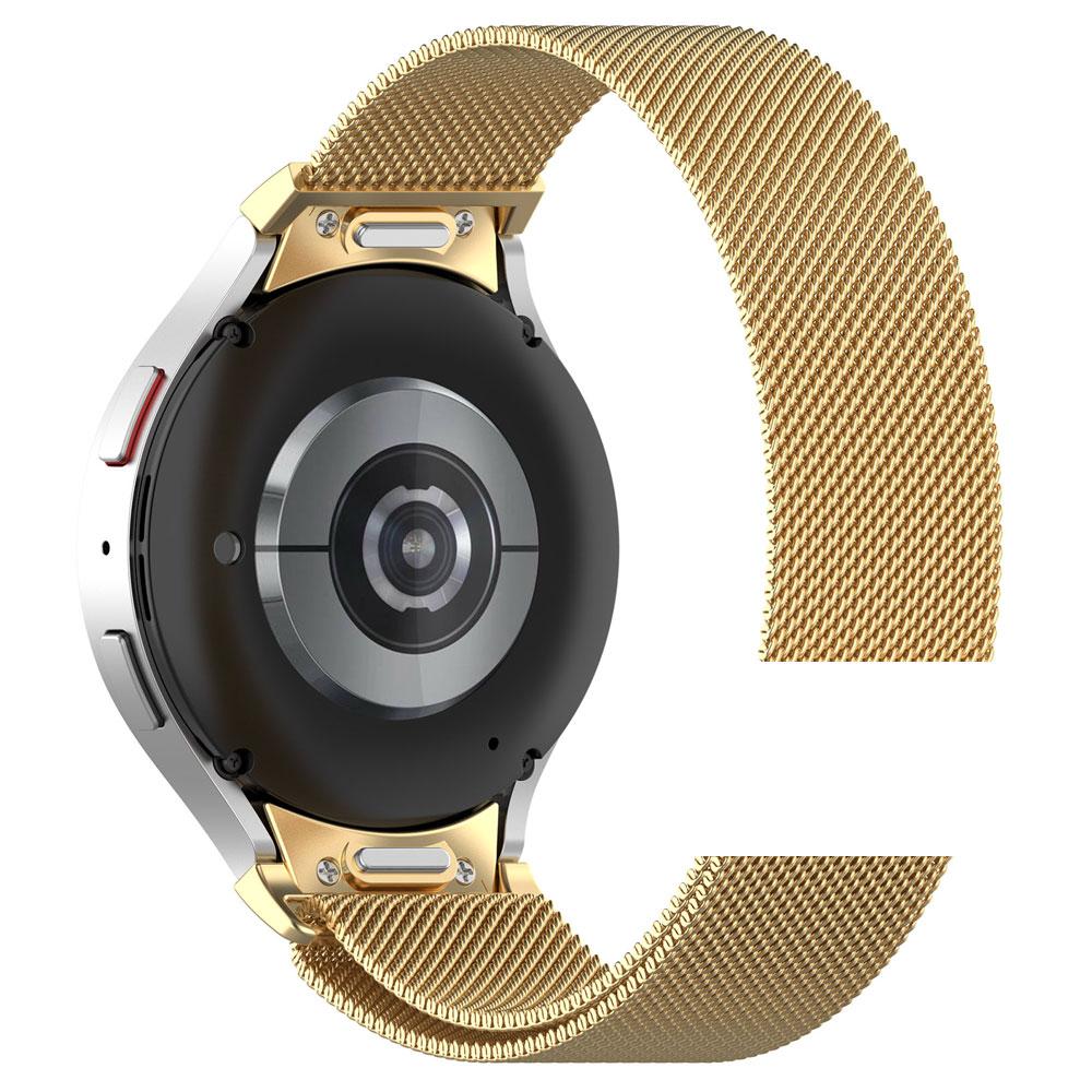 Quick Fit Milanese No Gaps Watchband for Samsung Galaxy Watch 7 FE 6 5 4 Classic 43mm 47mm 40mm 44mm 42 46mm Magnetic Loop Strap