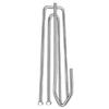 20Pieces Stainless Steel Curtain Hook Four Prongs Folding Hook for Stable Shower Curtain Hanging