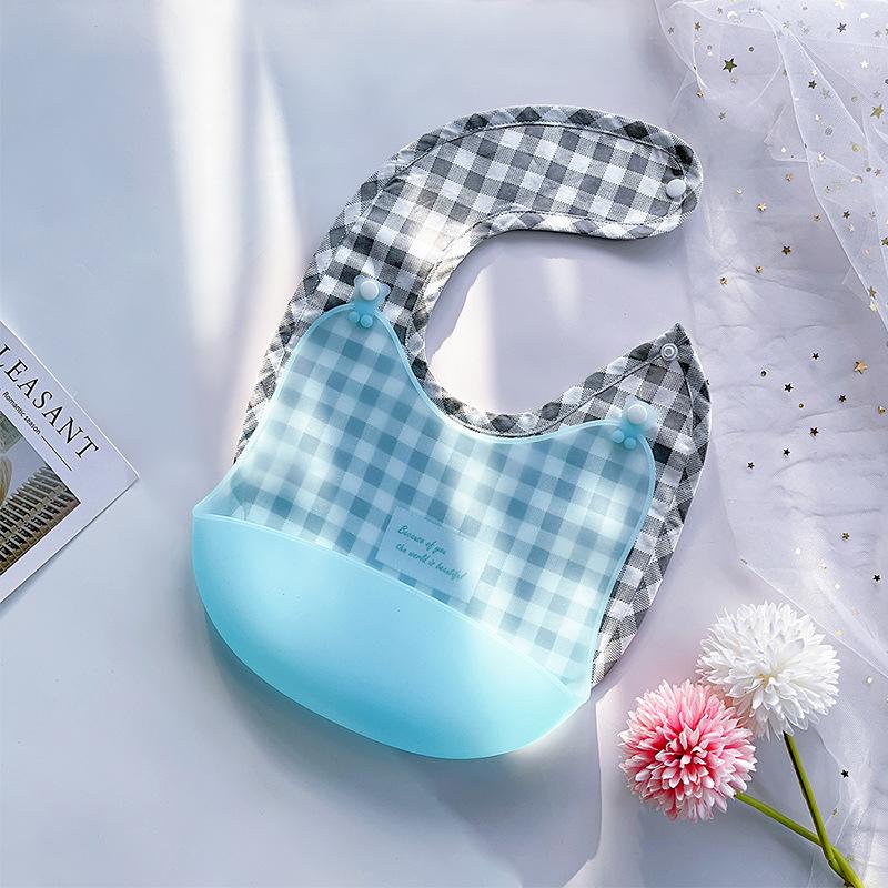 6-Layer Cotton Baby Bib - 360° Absorbent Gauze, Korean Style