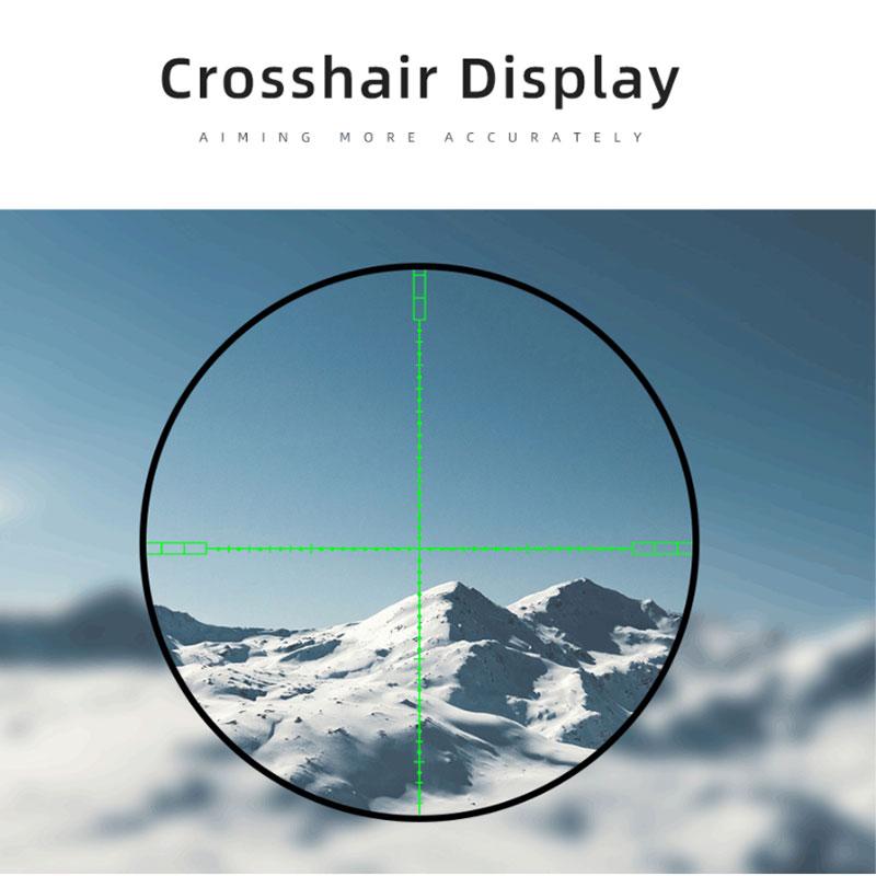 FIRE WOLF 1.2-6X24 IR Tactical Scope For Hunting Optical Step Sight Red Green Illuminated Range Sight