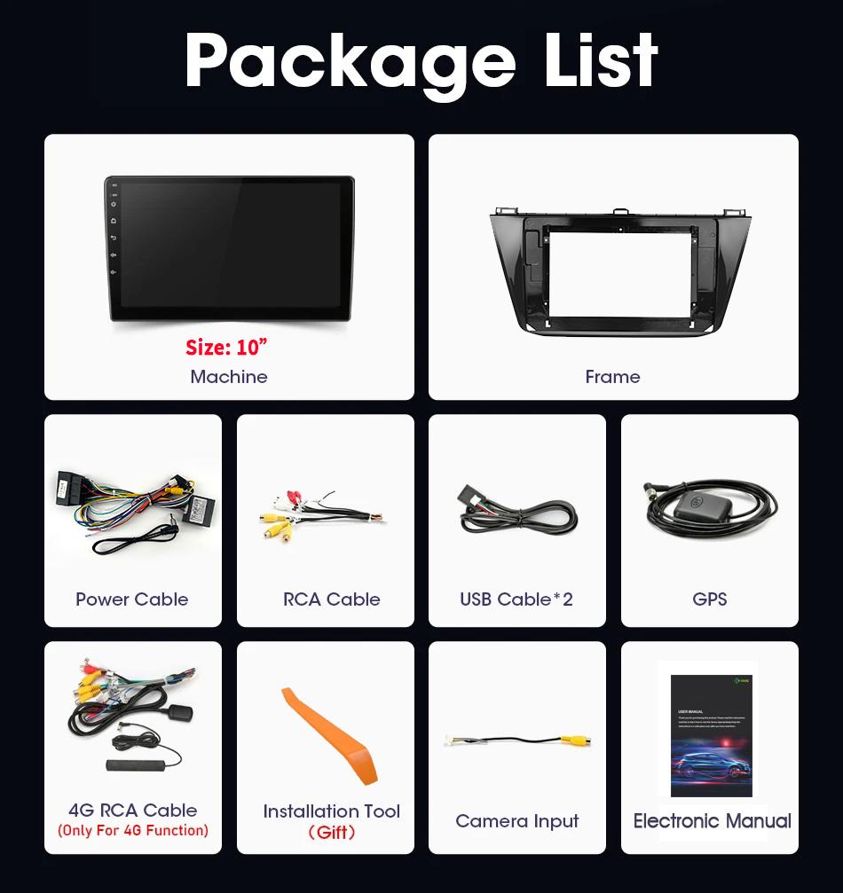 Pentru Volkswagen Tiguan 2 2016 - 2020 Player Stereo Multimedia Auto Navigație GPS Auto Carplay Cameră spate Video 5G wifi Android13