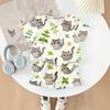Kids Casual Short Sleeve Top and Shorts Set Animal Print Lightweight Comfortable Summer Outfit for Boys and Girls