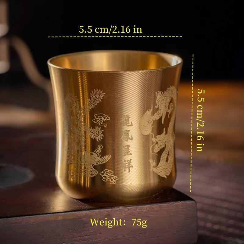 Pure Copper Bowl Mini Vodka Liqueur Cup,Spirits Chalice Cup Retro Wine Tea Whiskey Cups Buddhist Bowl Home's Gift Decorative