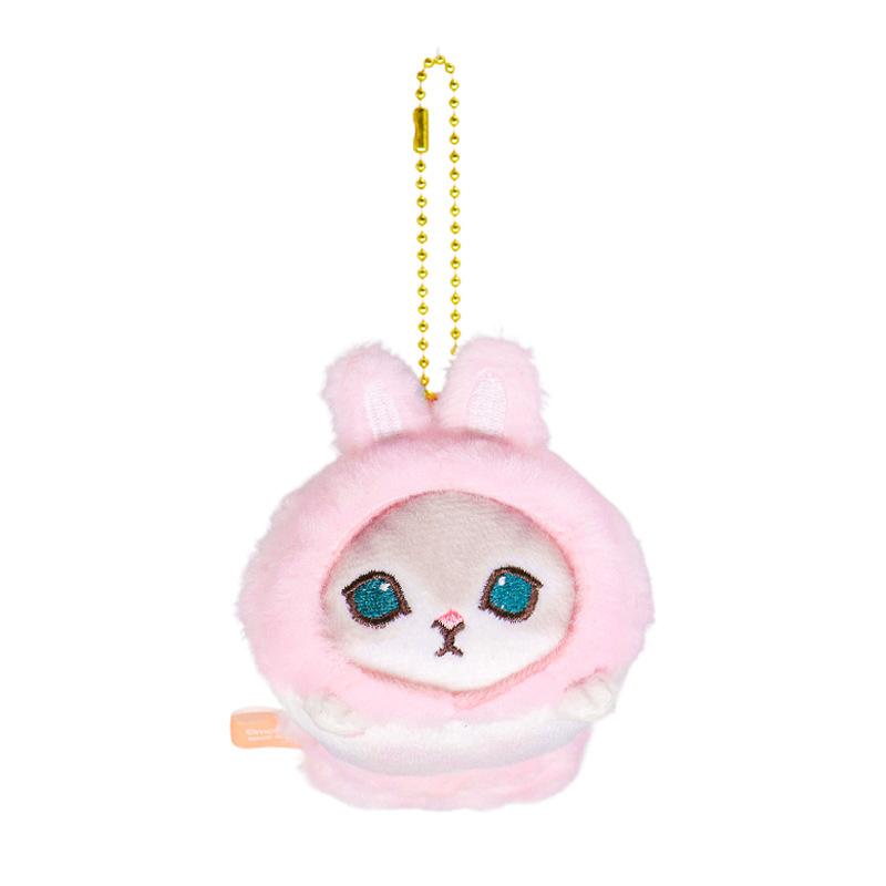 Cute Japanese Bunny Cat Plush Toy Easter Cat Transformation Gift For Girls