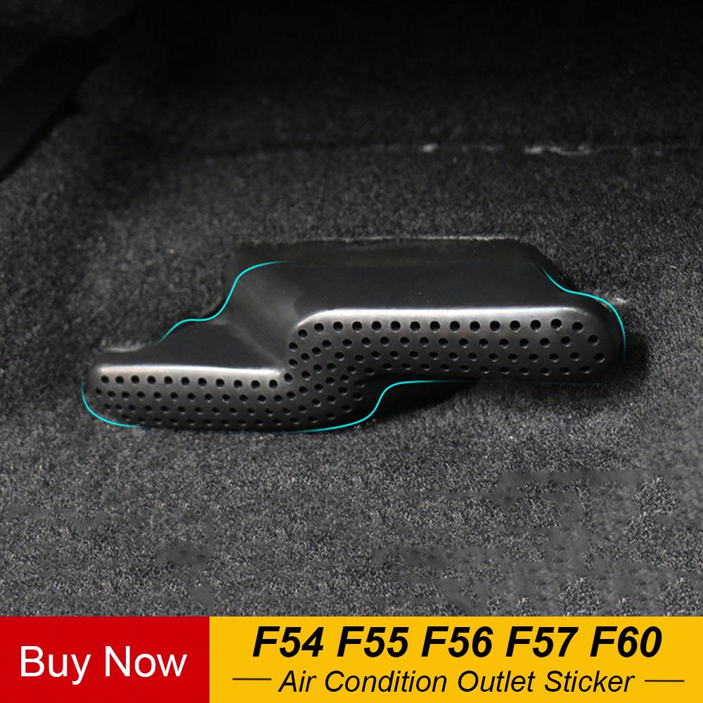 For Mini Cooper One F60 F56 F55 F54 2Pcs Car Under Seats Air Condition Outlet Vent Protective Covers Anti-blocking Accessories