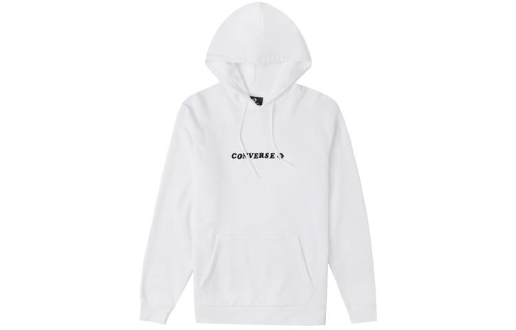Converse Sweatshirts Unisex White Hooded Moderate Regular 10022244-A03 S
