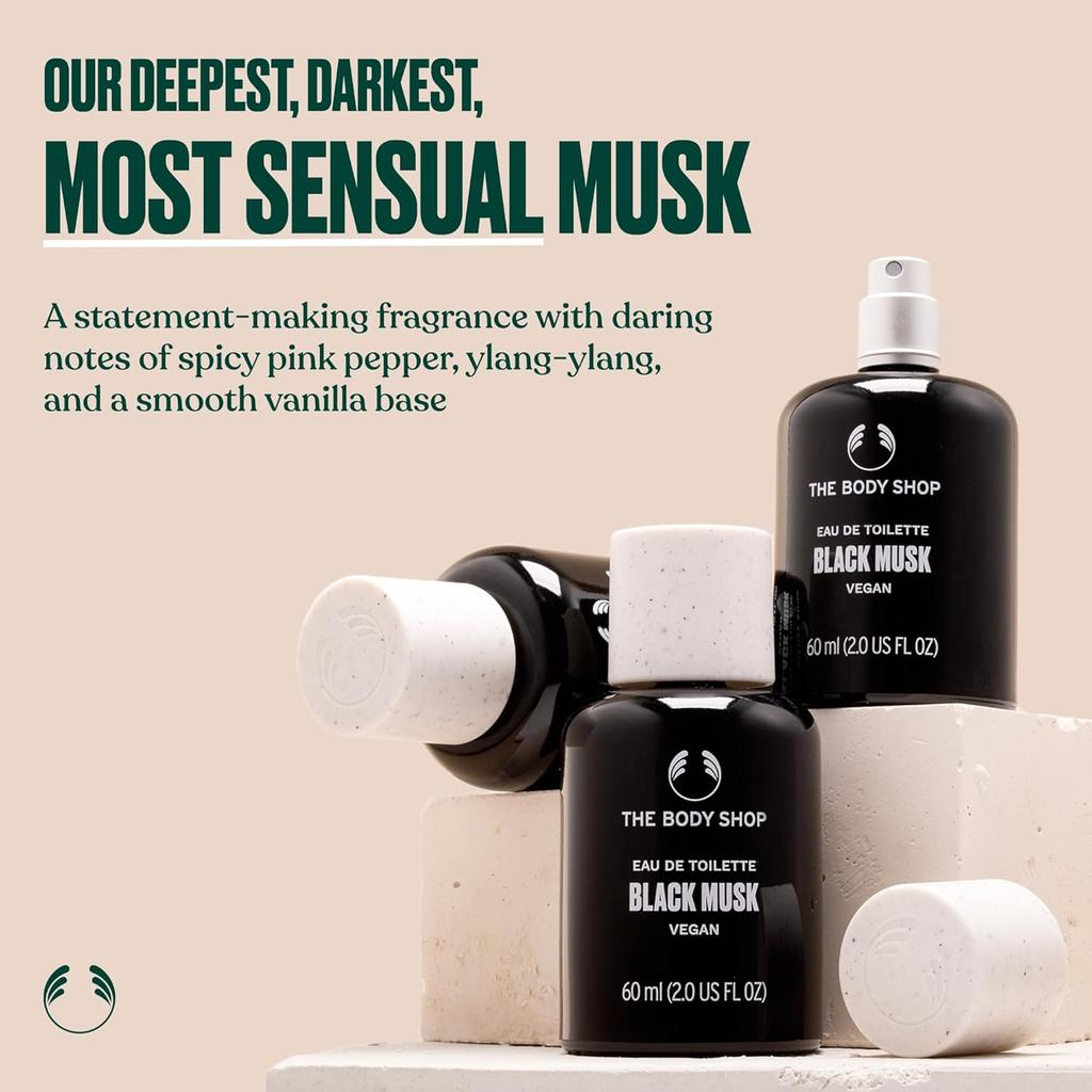 The Body Shop Black Musk Eau De Toilette 100ml Duftspray für die tägliche Erfrischung