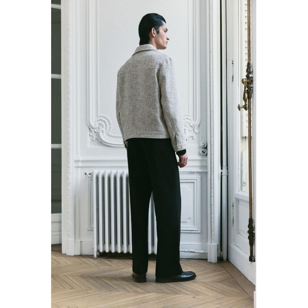 H M Pants Regular Fit Black