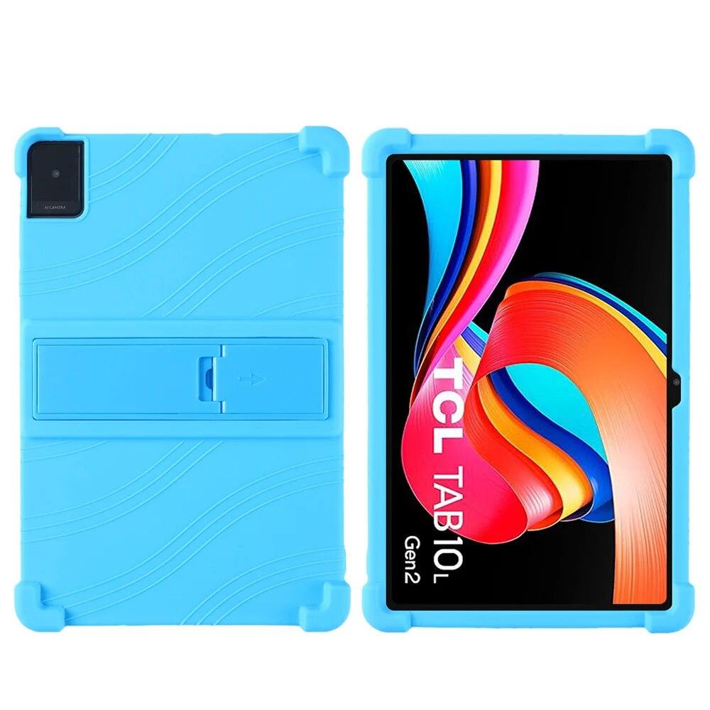 Για TCL Tab 10L Gen2 10,1 Inch Skin 4 Corners Αερόσακοι αντικραδασμικός TCL 8496A Ακριβές κάλυμμα βάσης με ρυθμιζόμενο σιλικόνη