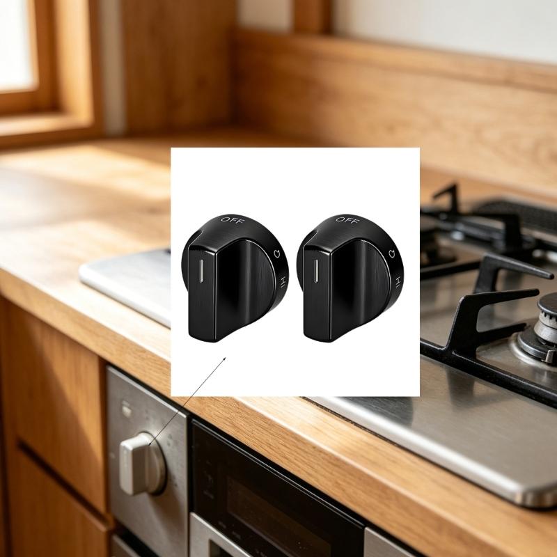 Replacement Gas Stove Oil Quick Installation Control Knob for W11620557 W11510457 WFG550S0LV4 WFG550S0LV5 WFG525S0JV5