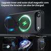 Carbon Fiber Rotating Stand Magnetic Magsafe Phone Case For iPhone 17 16 15 14 13 12 Pro Max 17Air 16E Metal Camera Frame Button