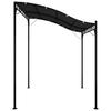 Vidaxl Zadaszenie, Antracytowe, 2X2,3 M, 180 G/M², Tkanina I Stal