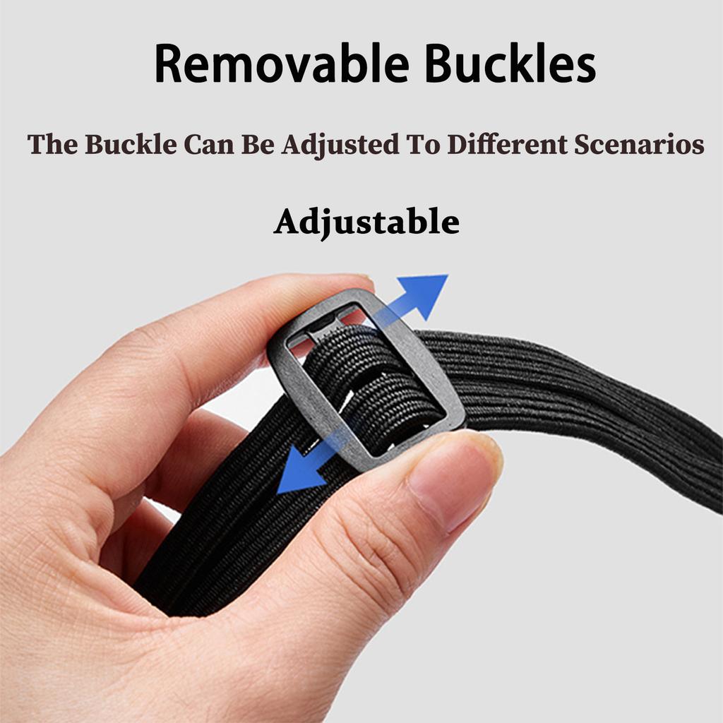 Car Trunk Organizer Elastic Strap for Jeep Wrangler TJ JK JL Gladiator JT 1997-2025 Heavy Duty Cargo Strap Rope Hook Accessories
