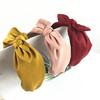 Damen Einfarbig Schleife Haarreif Haarband Breite Kante Stirnband Accessoires